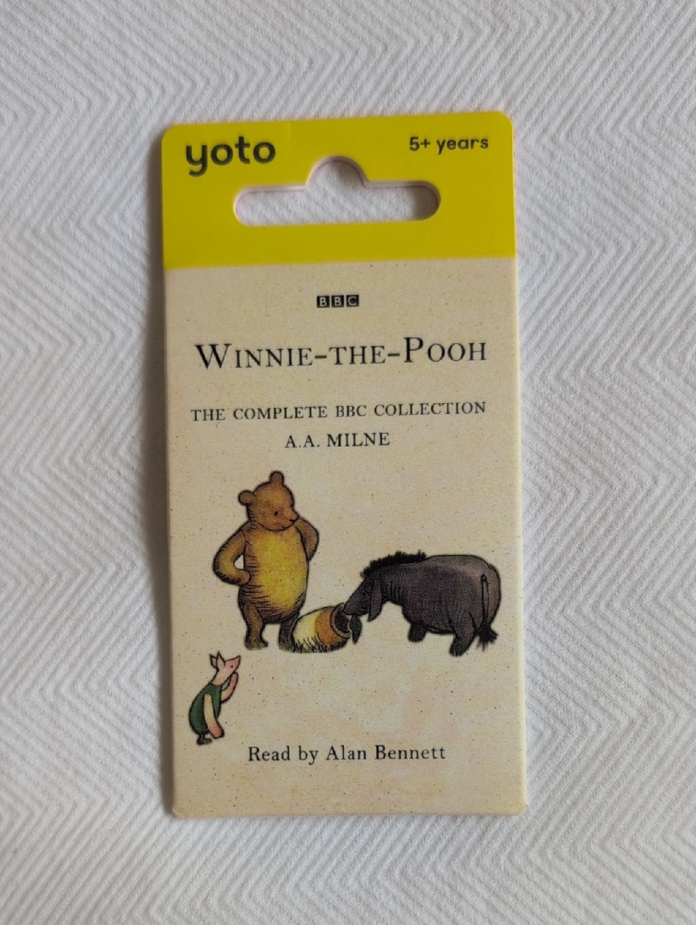 NWT yoto card Winnie the Pooh collection BBC A. A. Milne Alan Bennett 5+ YRS